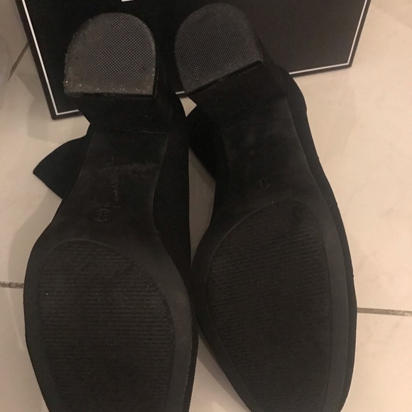 Black ankle stretch knit boot by Mia. 8.5 medium. - Picture 4 of 4